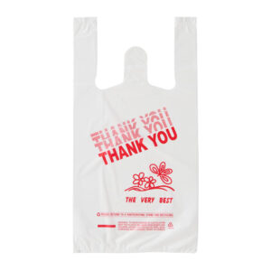 T Sack White Thank You Bag - Small - 1000/Cs
