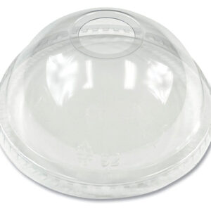 Clear Pet Lid Dome 10 oz - 78mm - No Hole - 1000/CS