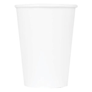 White Poly Paper Hot Cup 12 oz - 1000/CT