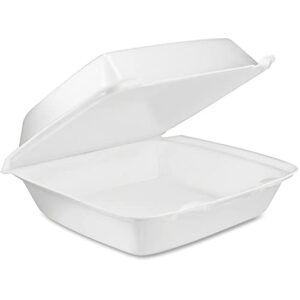 Foam Pak FP L9001 Large Hinged Lid - 1 Comp - 200/CS