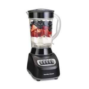 Hamilton Beach 12-Speed 650W Plastic Jar Blender (Black – Refurbished)