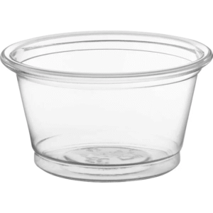 Durable Clear 1 oz Portion Cups