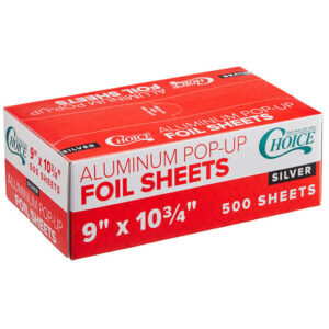 Aluminum Foil pop-up Sheet 9X10.75 - 6/500 - 3000/CS