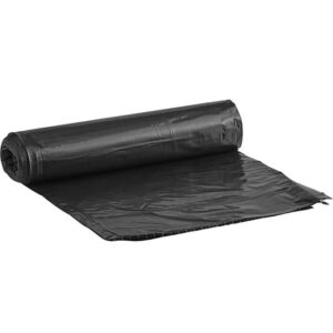 Black Trash Can Liner 45 Gallon - 1.5 Mil - 100/Case
