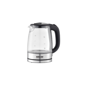 Better Chef Glass Electric Cordless Kettle With Stainless Accents