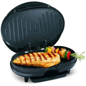 Proctor Silex Compact Burger/Steak/Chicken Grill Black