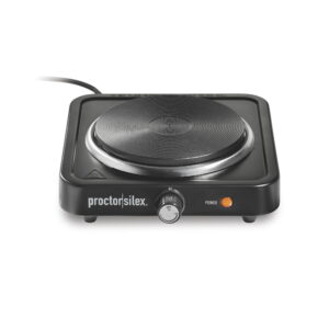 Proctor Silex 1000-Watt Solid Plate Burner Black