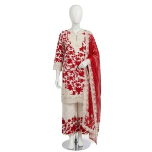 Women 3Pc Cotton Dress